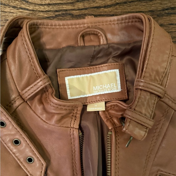 Stunning 100% leather Michael Kors leather jacket - Picture 7 of 11